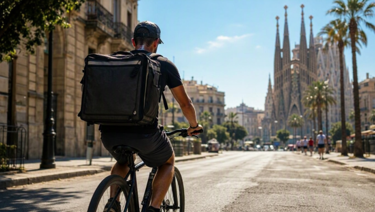 Inspección de Trabajo propone multar a Glovo con hasta 49.180 euros por repartir a 40 grados en Barcelona